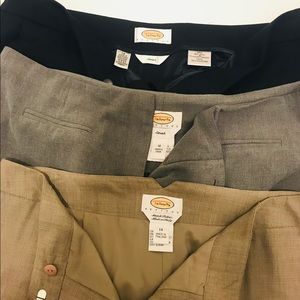 3 pair petite Talbots dress pants size 14